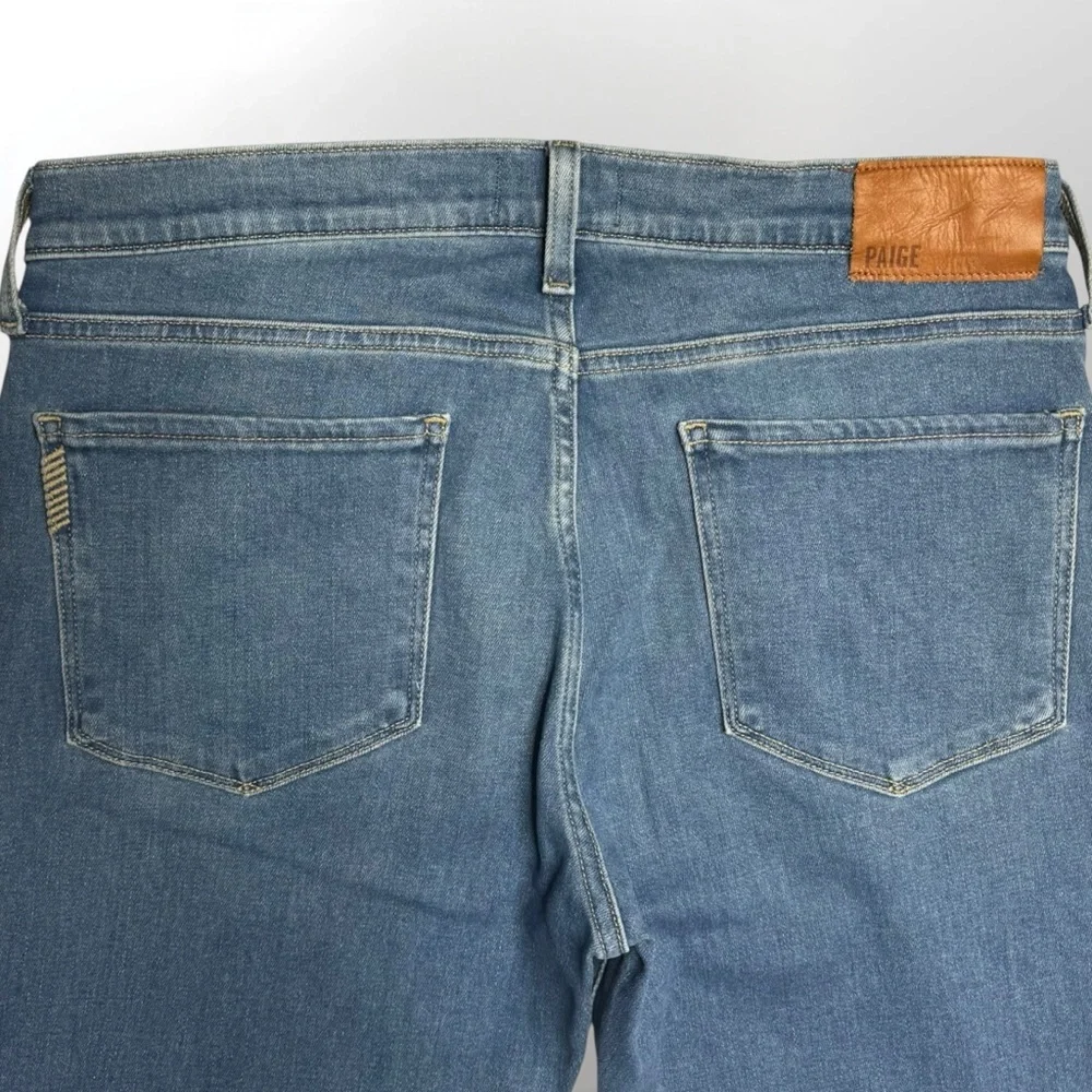 PAIGE Men's Blue Federal Slim Straight Fit Jeans Maurice Wash Size 32 EUC - Picture 10 of 10